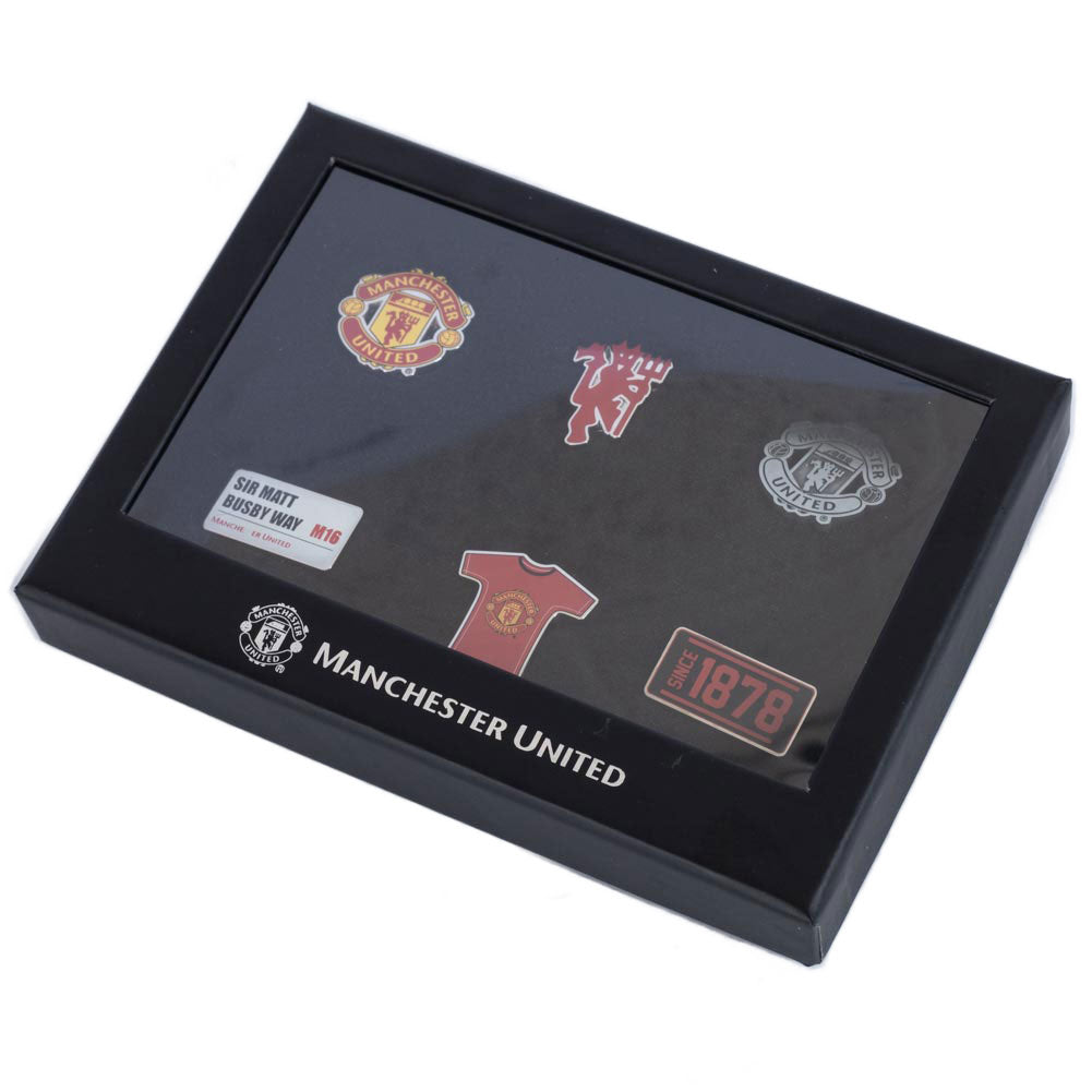 Manchester United 6 Piece Badge Set