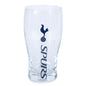 Clear glass with Tottenham Hotspur logo on a white background