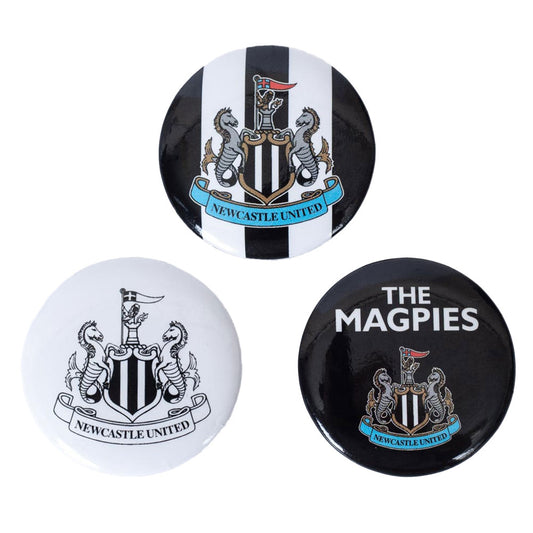 Newcastle United Button Badge Set