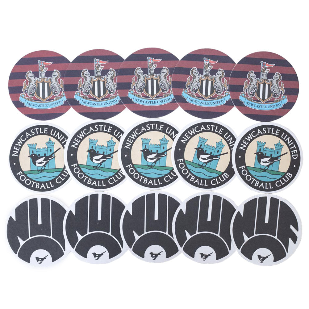 Newcastle United 15 Pack Retro Beer Mat Set