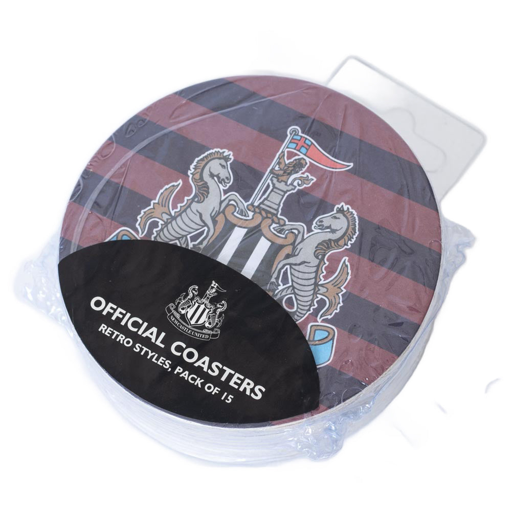 Newcastle United 15 Pack Retro Beer Mat Set