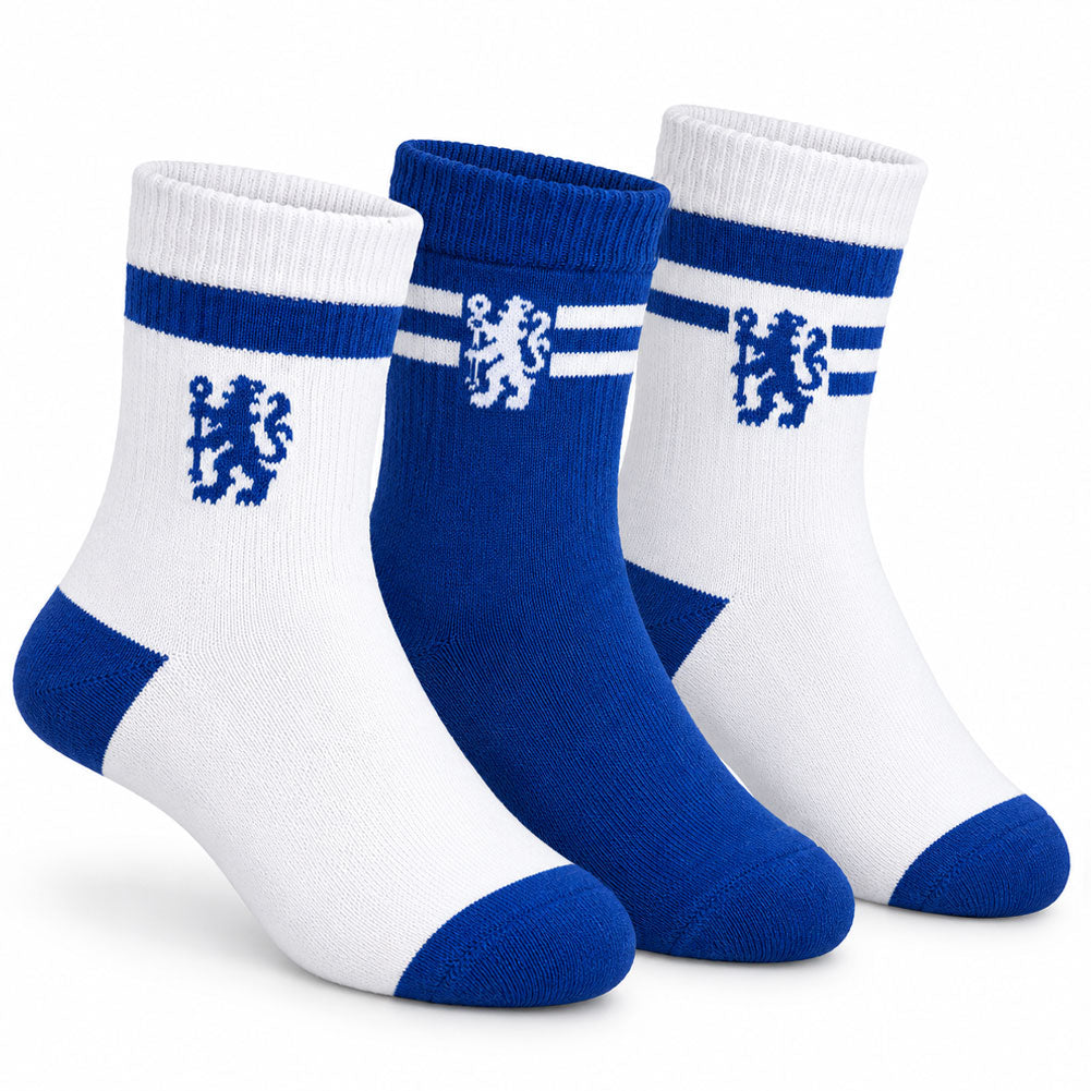 Chelsea FC Adult's Sports Socks (3 Pack)