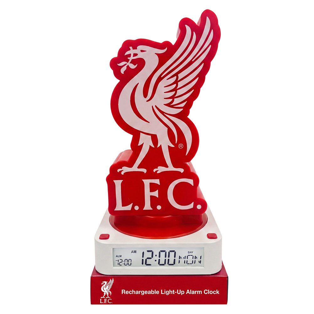 Liverpool FC Rechargeable Light-Up Alarm Clock