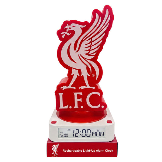 Liverpool FC Rechargeable Light-Up Alarm Clock