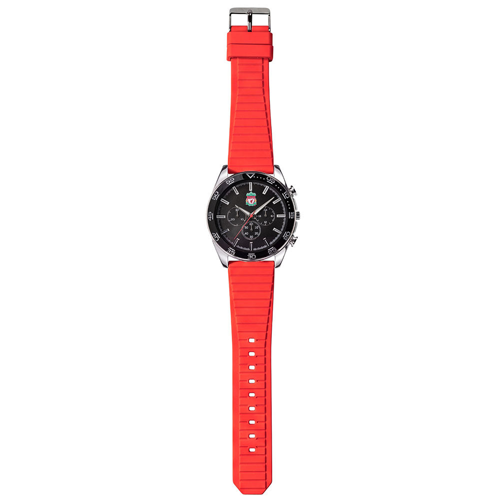 Liverpool FC Men's Silicone Strap Chronograph Watch