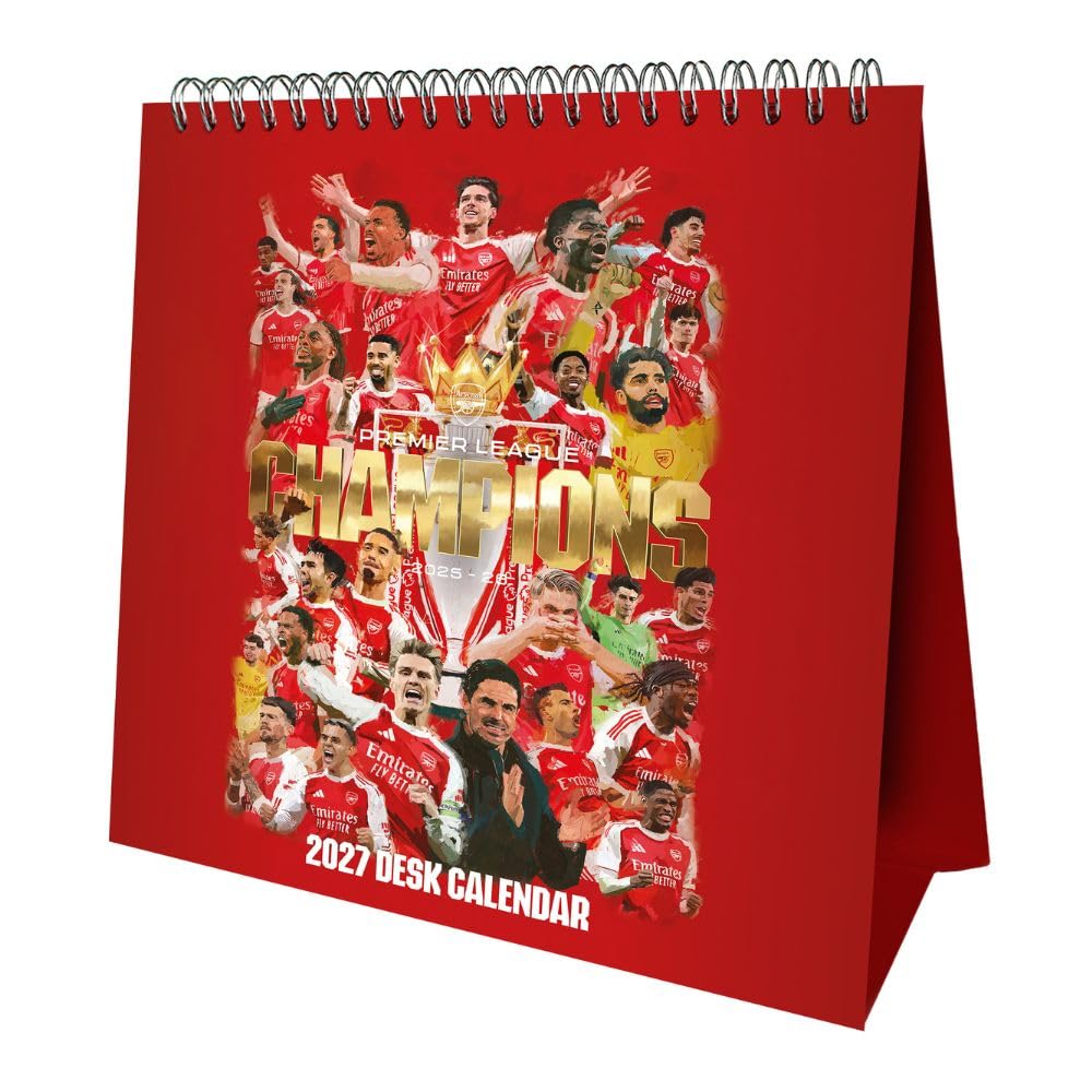 Arsenal 2027 Desktop Calendar