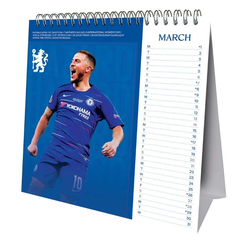 Chelsea FC 2027 Desktop Calendar