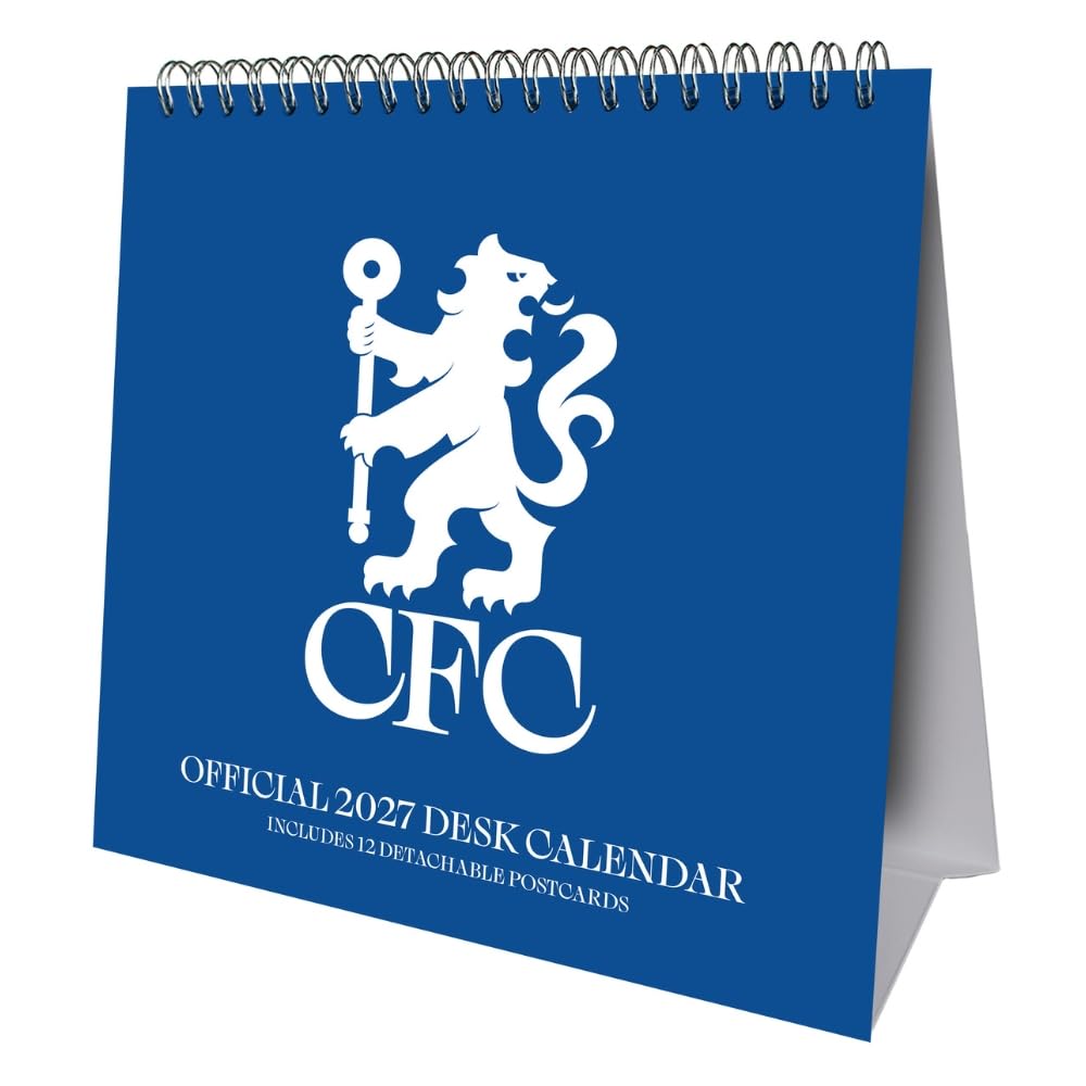 Chelsea FC 2027 Desktop Calendar