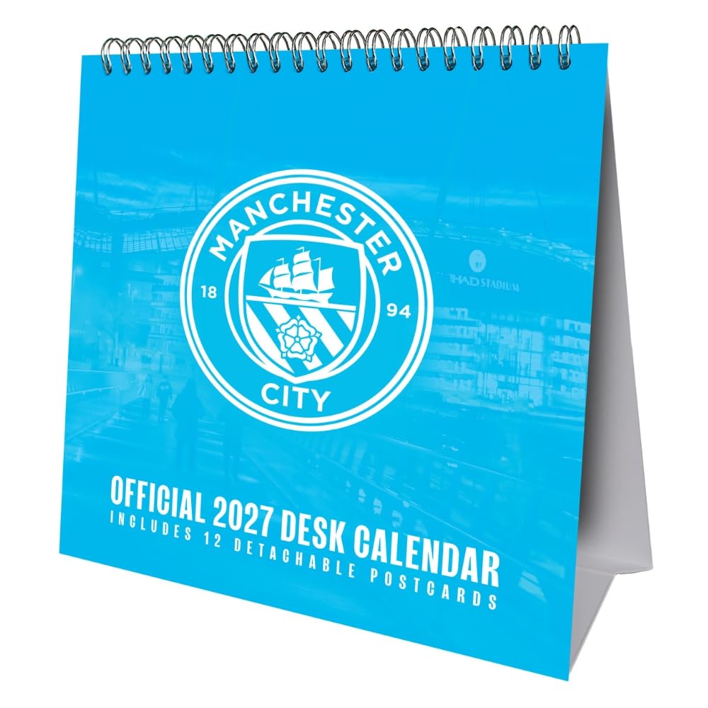 2027 Manchester City Desktop Calendar