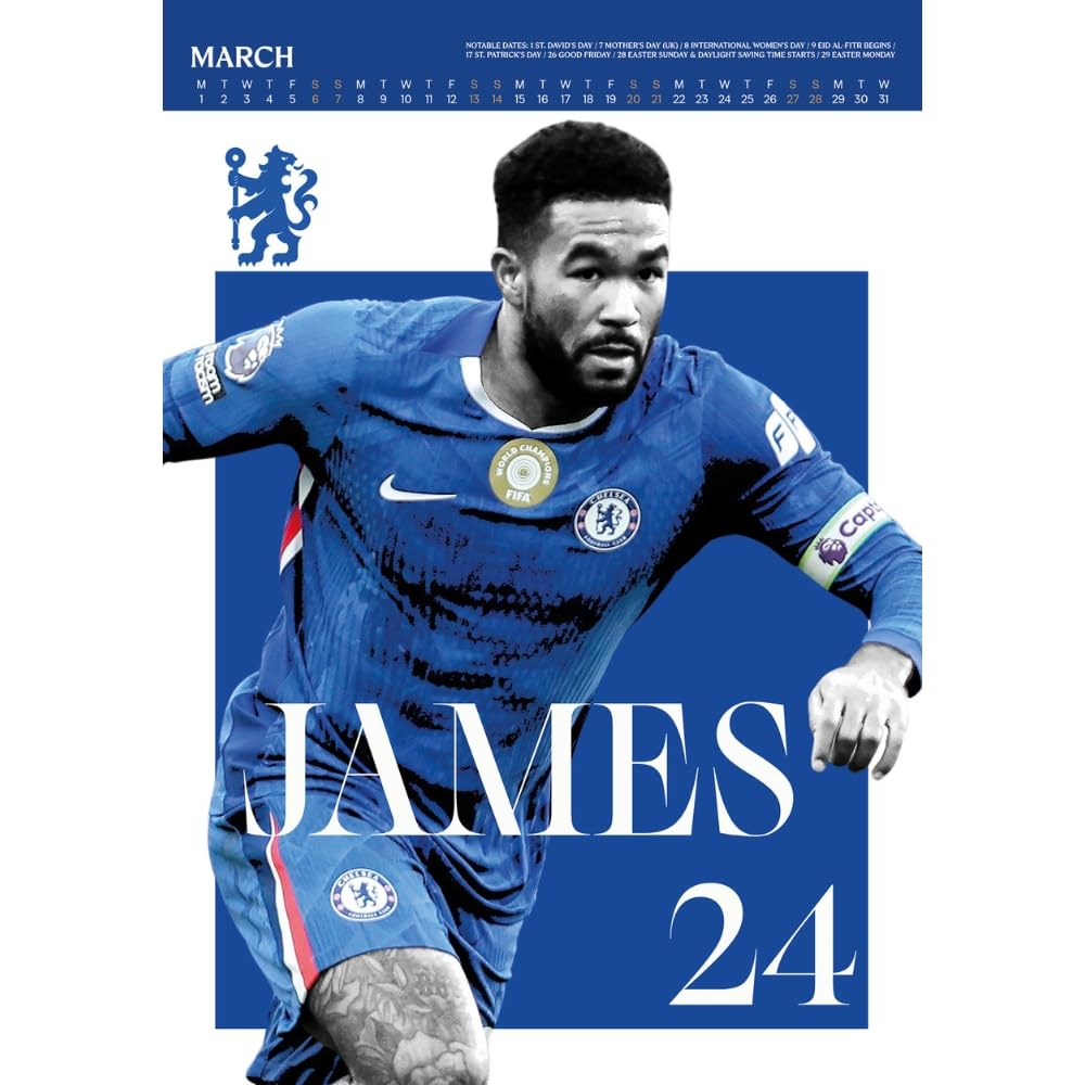 Chelsea FC Deluxe 2027 Calendar Football Gifts Online