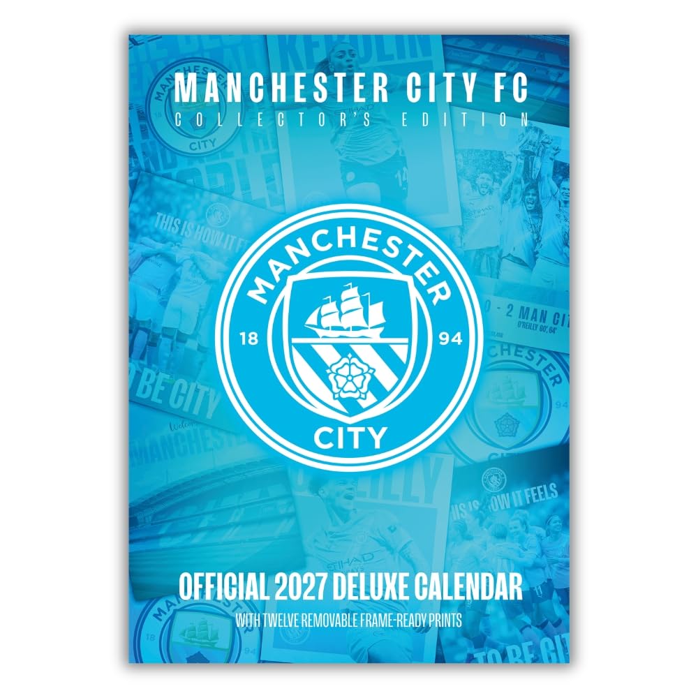 Manchester City Deluxe 2027 Calendar