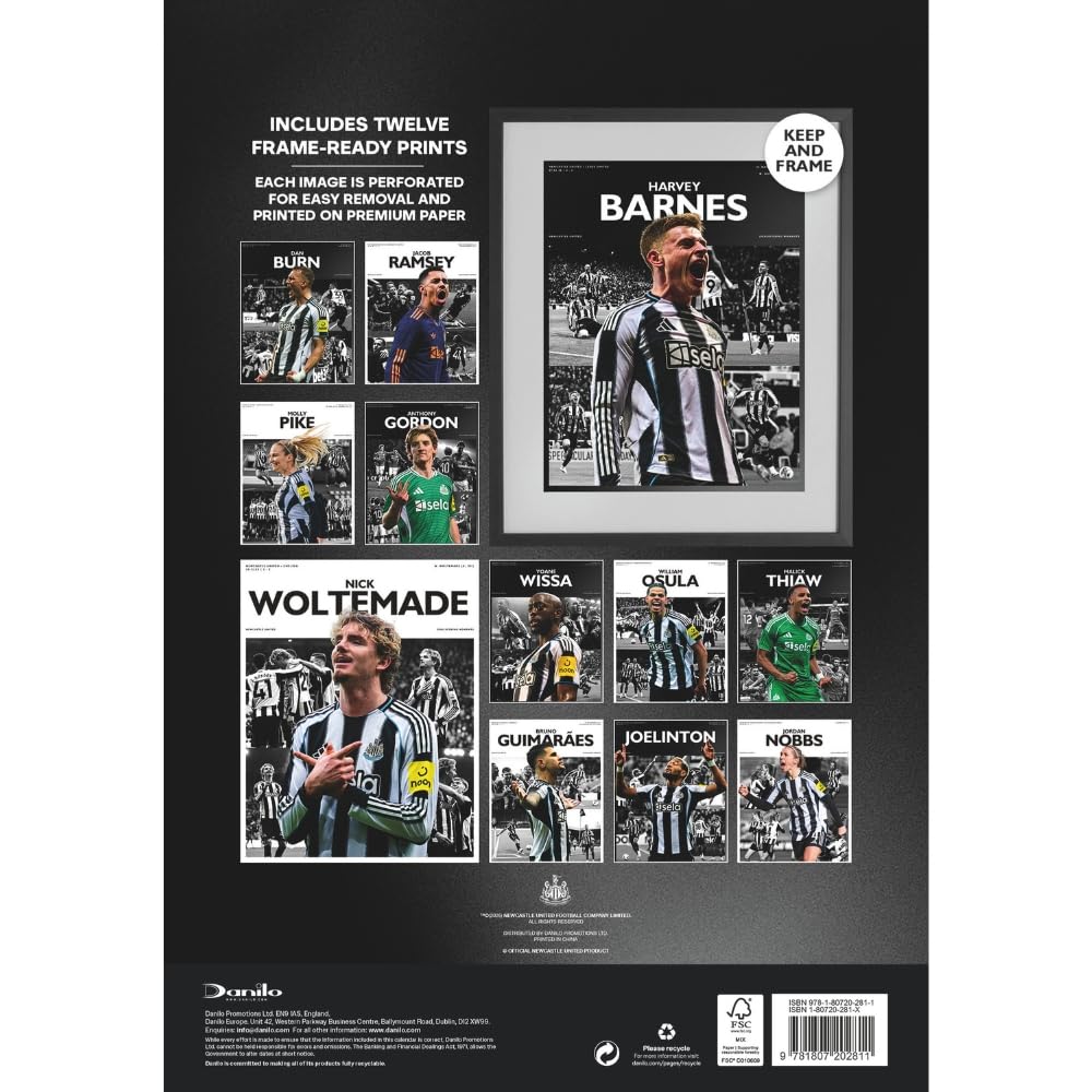 Newcastle United Deluxe 2027 Calendar