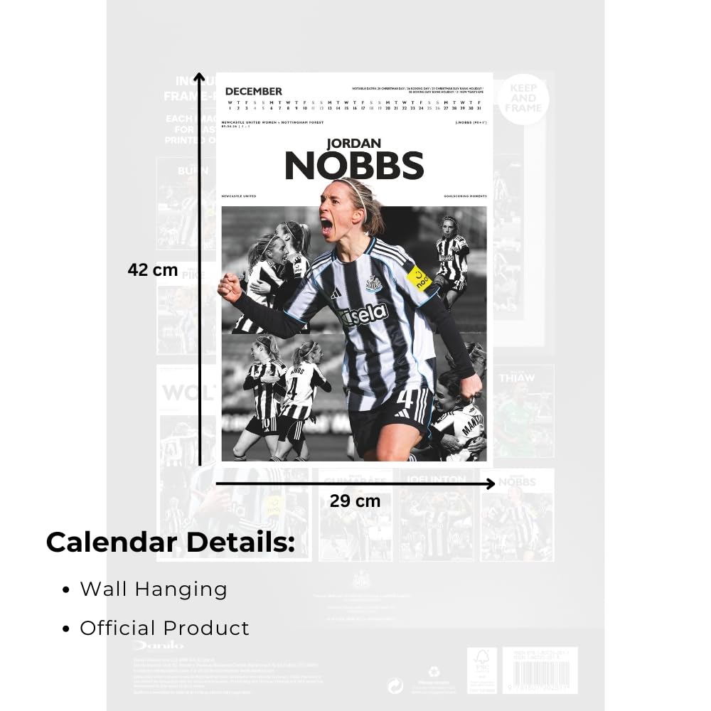 Newcastle United Deluxe 2027 Calendar
