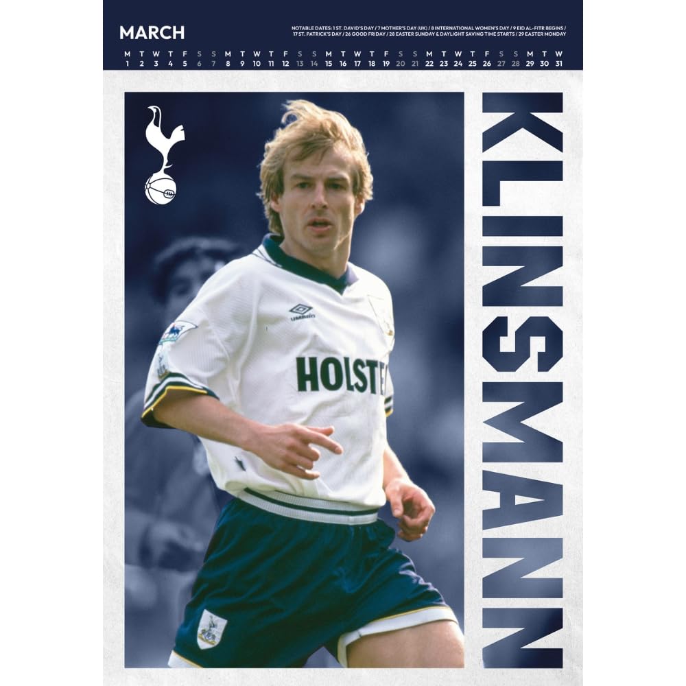Tottenham Hotspur Deluxe 2027 Calendar