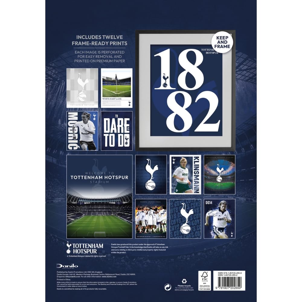 Tottenham Hotspur Deluxe 2027 Calendar