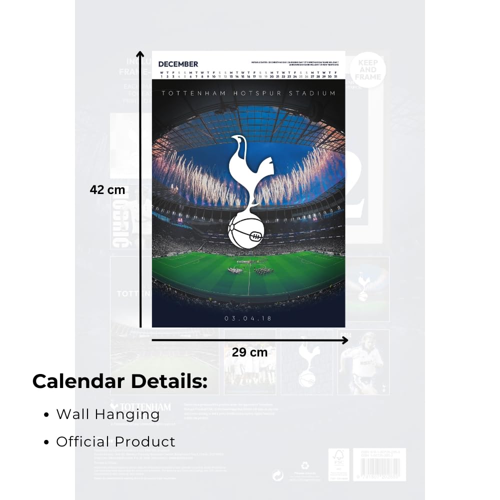 Tottenham Hotspur Deluxe 2027 Calendar