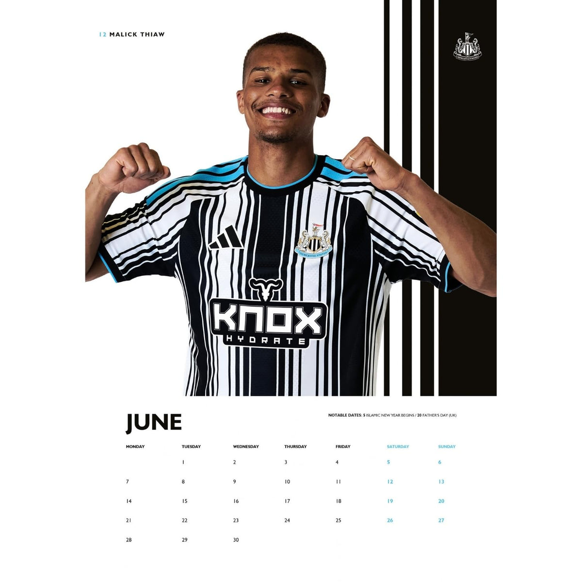 Newcastle United 2027 A3 Calendar Football Gifts Online