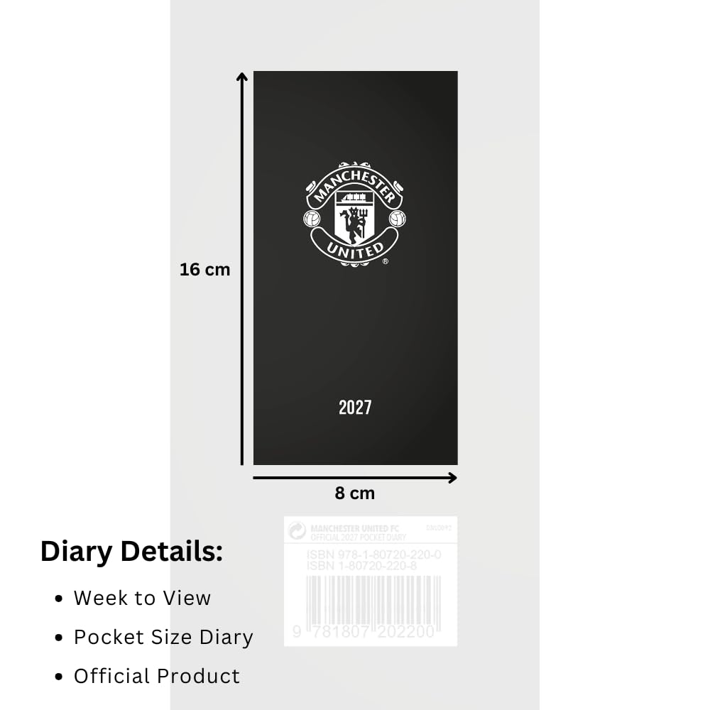 Manchester United 2027 Slim Diary