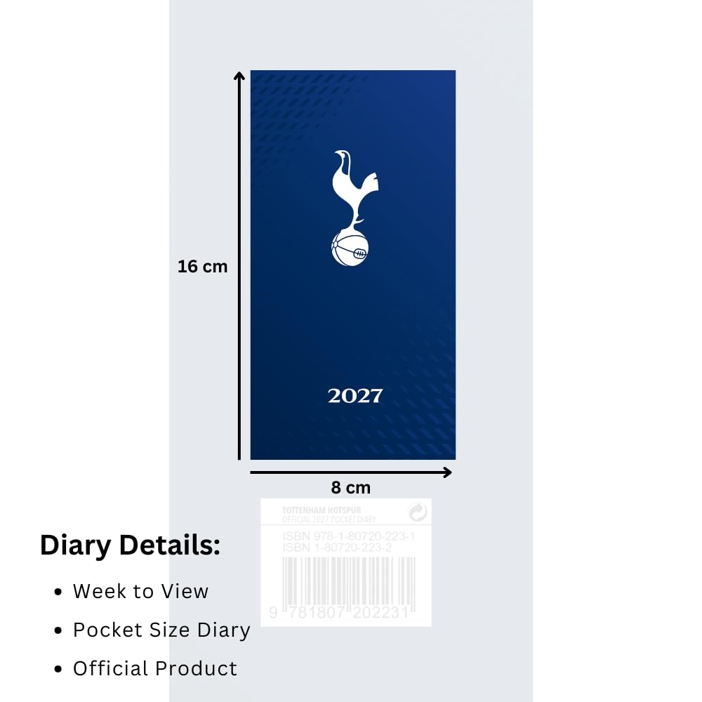 Tottenham Hotspur 2027 Slim Diary