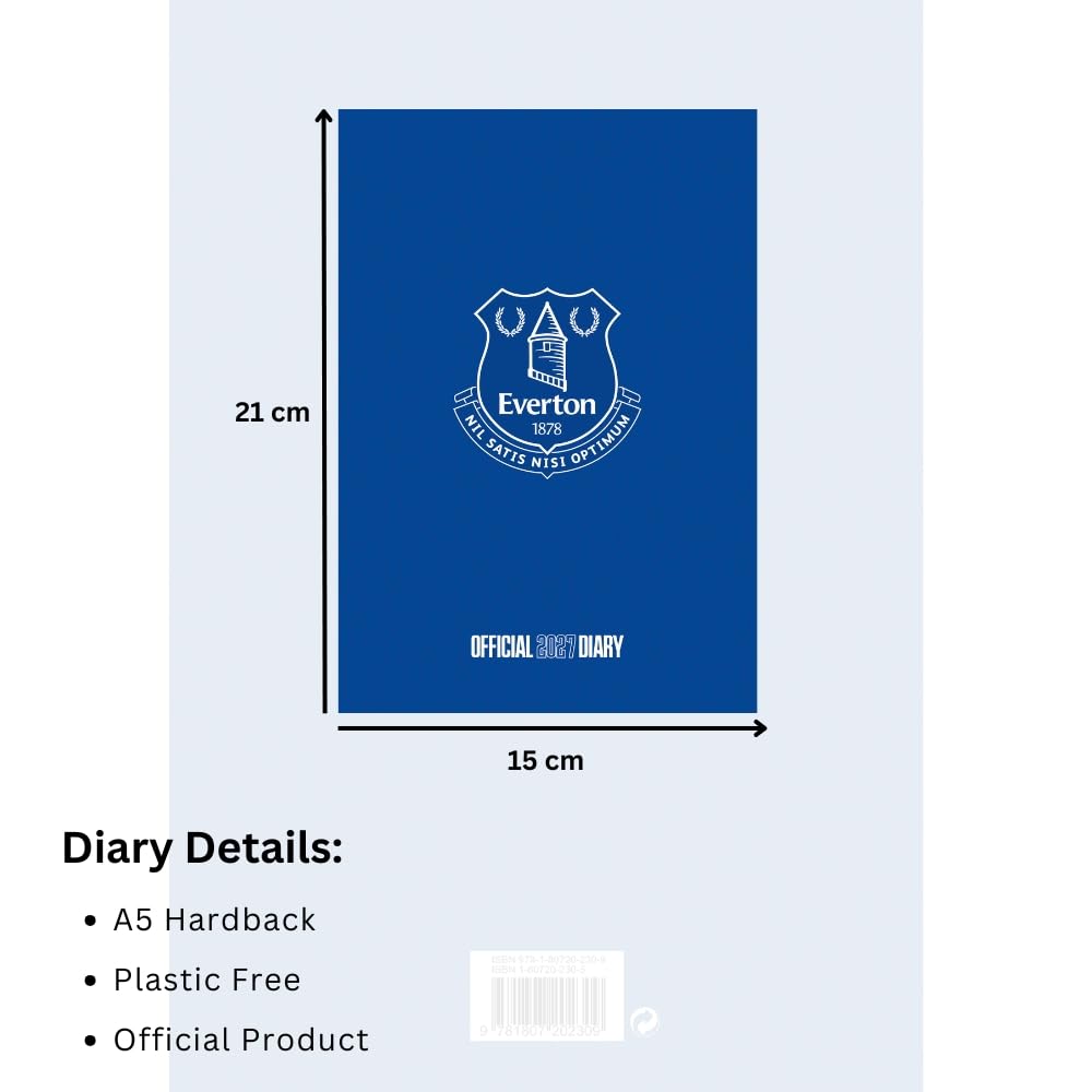 Everton 2027 A5 Diary