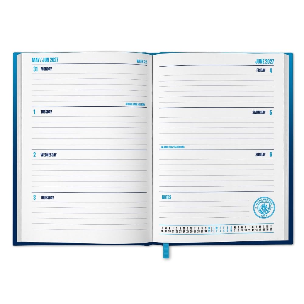 Manchester City 2027 A5 Diary