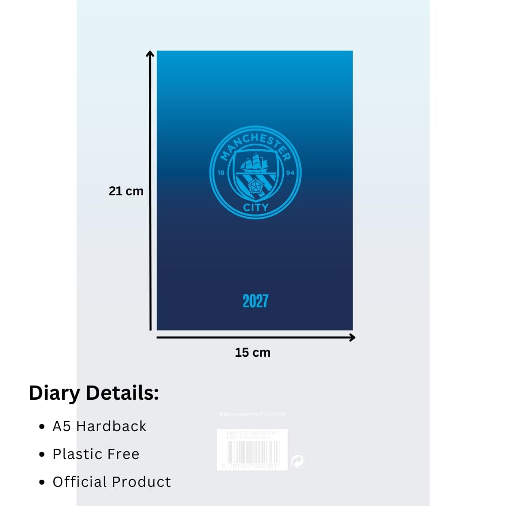 Manchester City 2027 A5 Diary