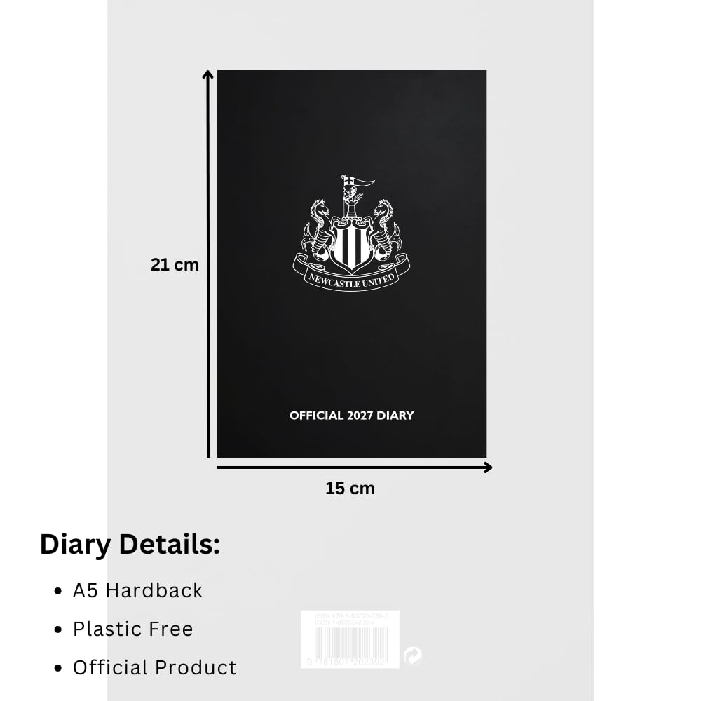 Newcastle United 2027 A5 Diary