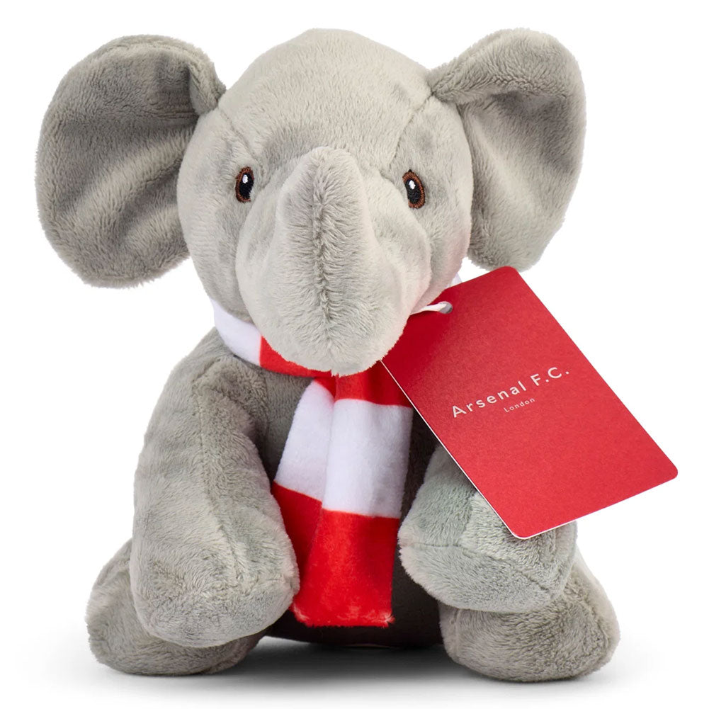 Arsenal plush elephant, additional view - Football Gifts Online