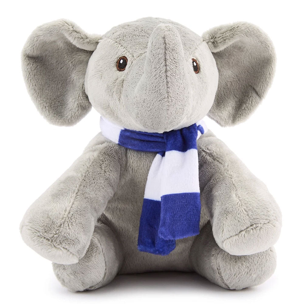 Chelsea FC plush elephant, alternate view - Football Gifts Online