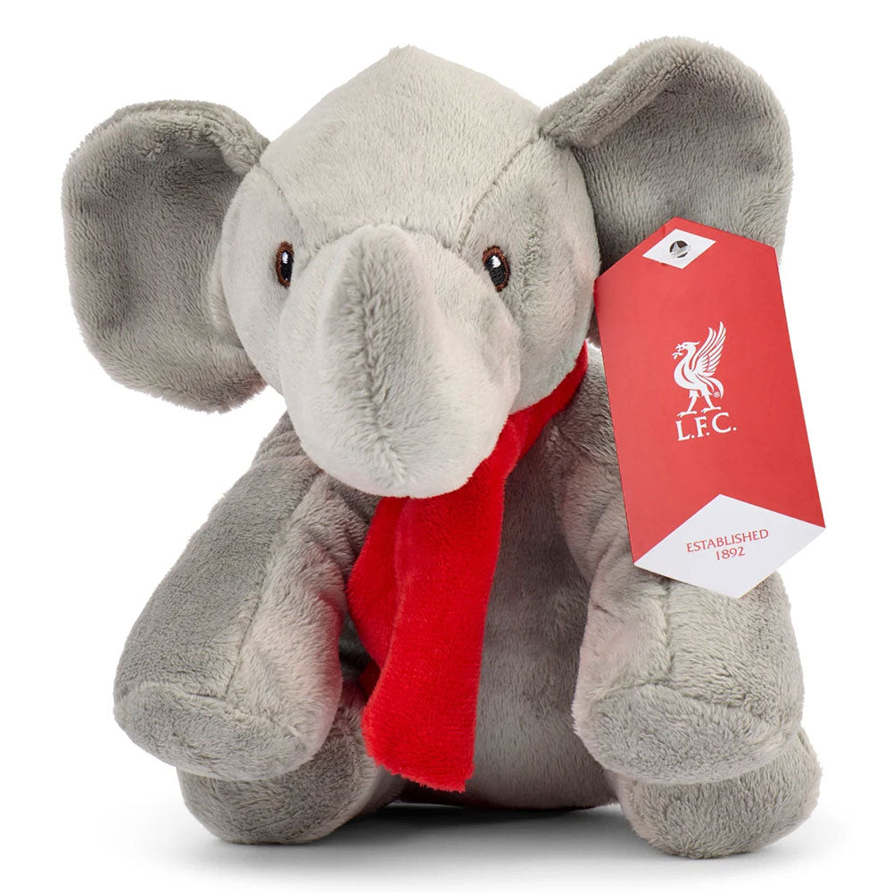Liverpool FC plush elephant, additional view - Football Gifts Online