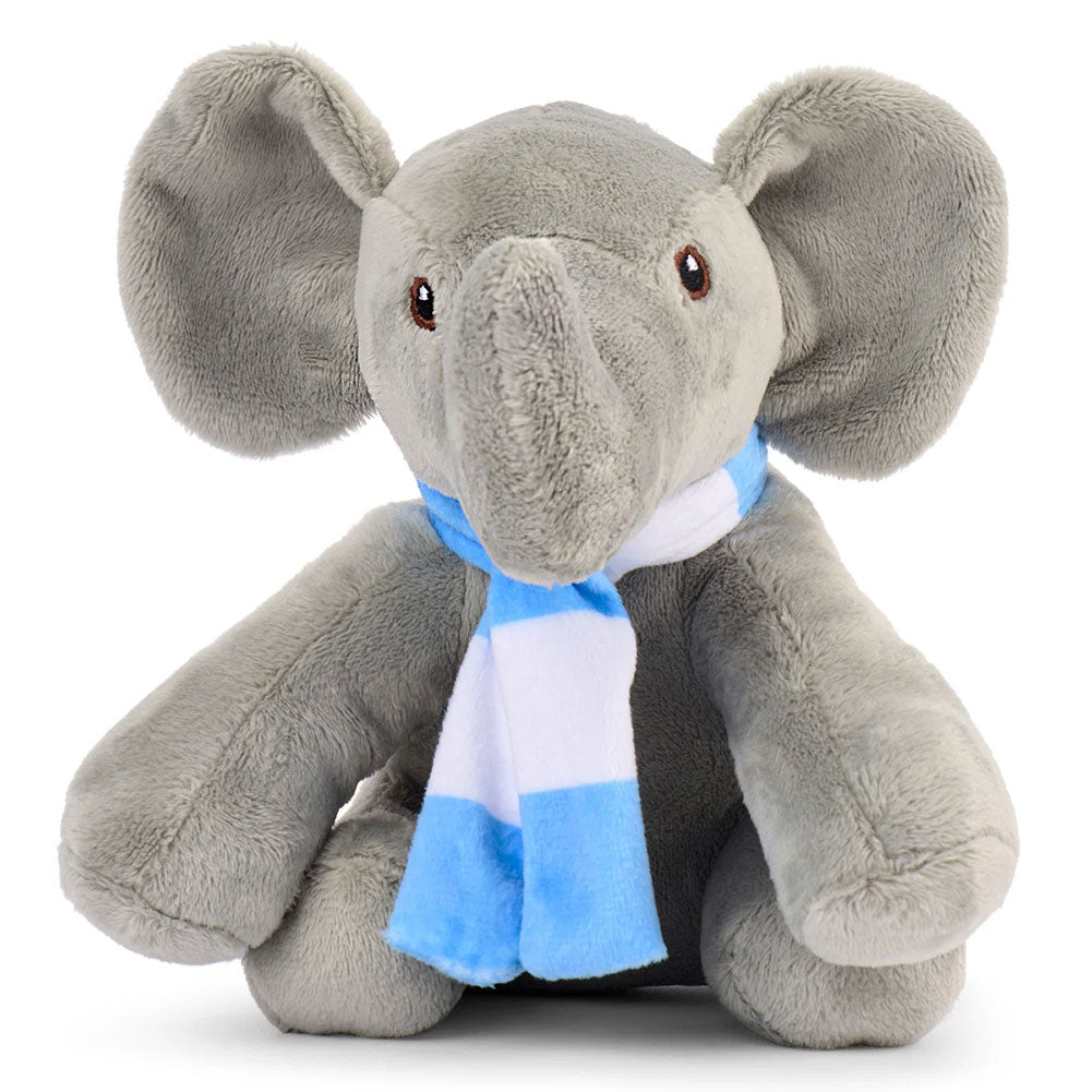Manchester City plush elephant, alternate view - Football Gifts Online