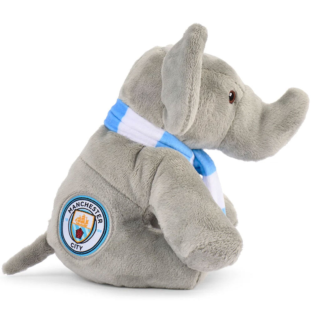 Official Manchester City plush elephant soft toy - Football Gifts Online