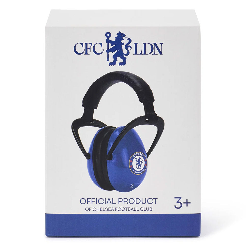 Chelsea FC junior ear defenders, display box - Football Gifts Online