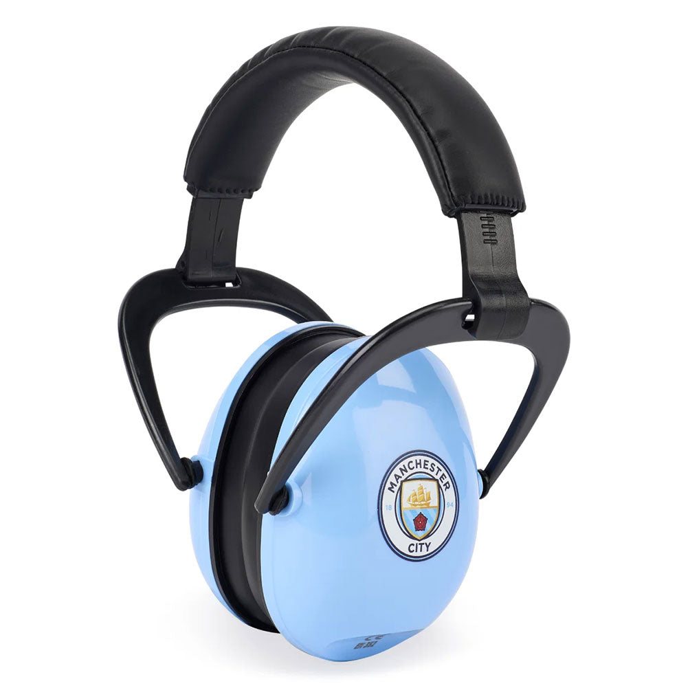 Official Manchester City junior ear defenders with full colour crest - Football Gifts Online