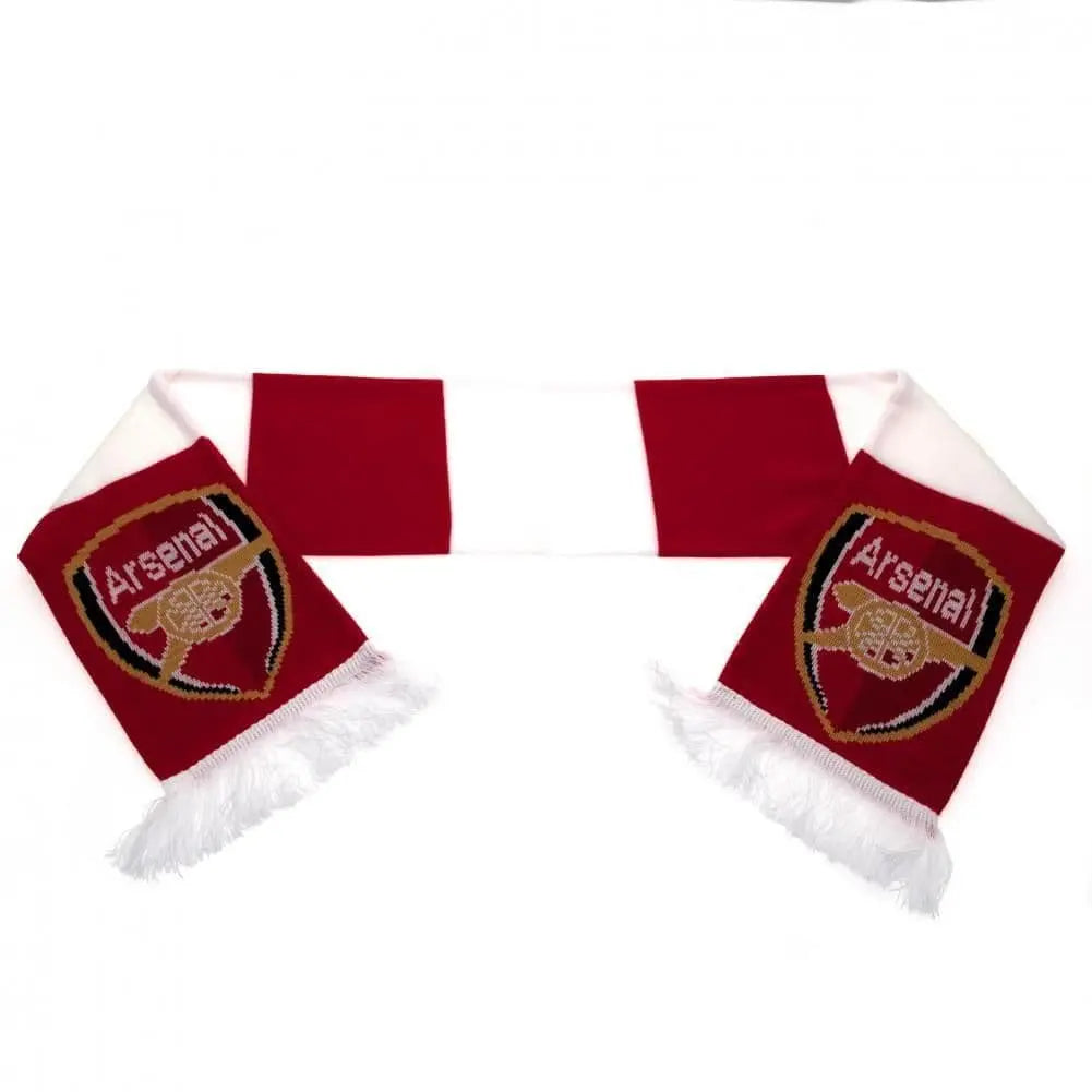 Arsenal Scarf Rapped Around Arsenal Shop | Merchandise – Football Gifts Online