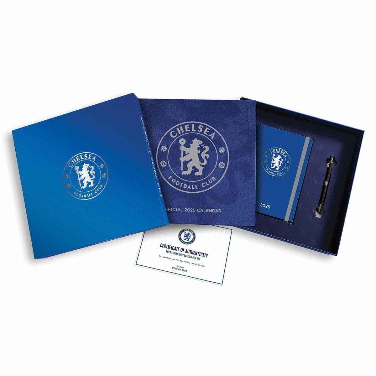 Chelsea FC 2025 Calendar, Diary & Pen Musical Box Set