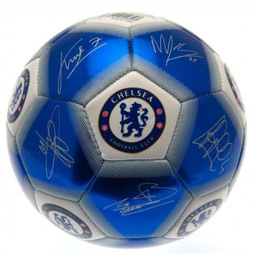 Chelsea FC Football with Signatures
