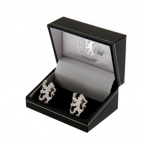 Chelsea FC Sterling Silver Lion Cufflinks Boxed