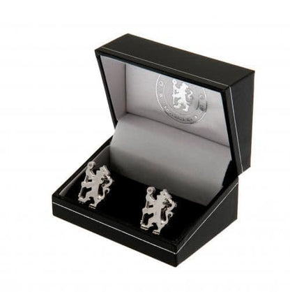 Chelsea FC Sterling Silver Lion Cufflinks Boxed