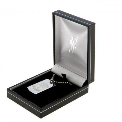 Liverpool FC Dog Tag & Chain with Engraved Crest CR