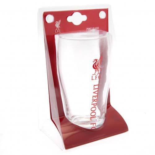 Liverpool FC Tulip Pint Glass Packaged